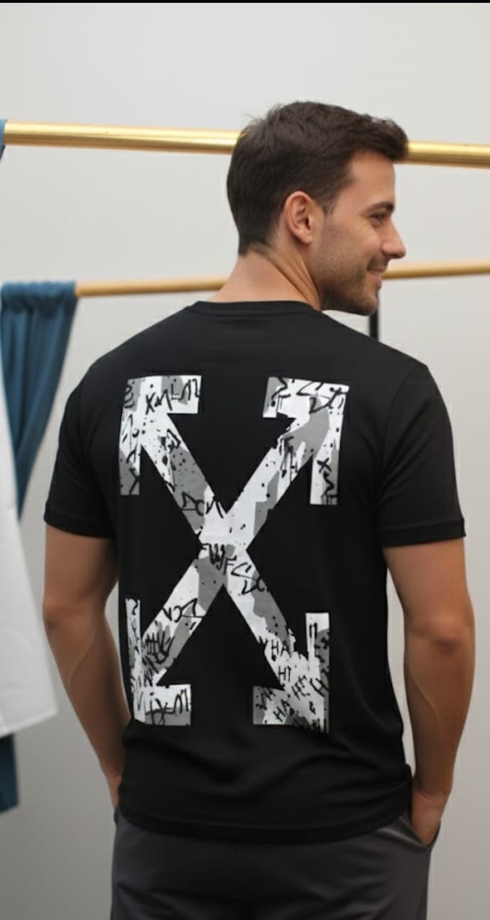 ZEEJ Black Oversized Drop Shoulder Jersey T-Shirt for Men | Streetwear Style - Image 2