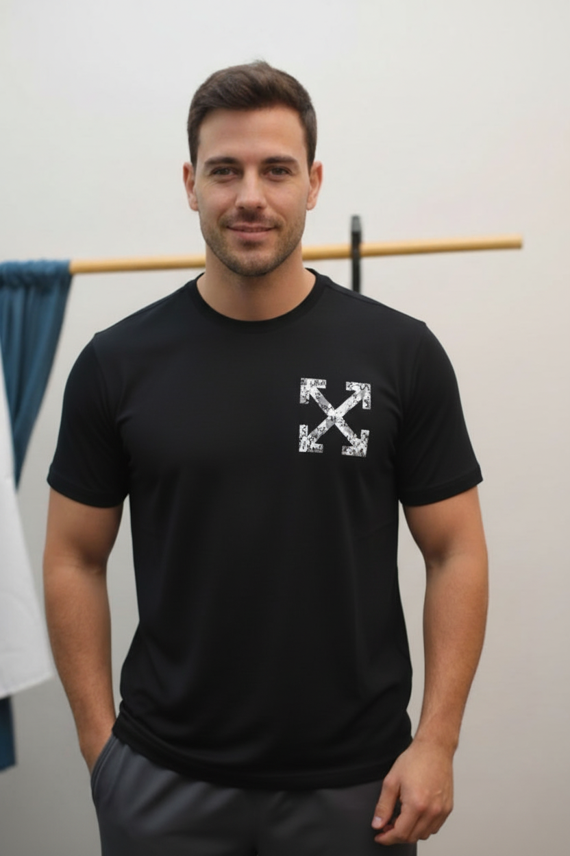ZEEJ Black Oversized Drop Shoulder Jersey T-Shirt for Men | Streetwear Style