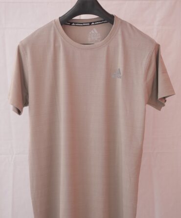 Adidas Men’s Beige Dry-Fit Workout T-Shirt – Lightweight Training Tee