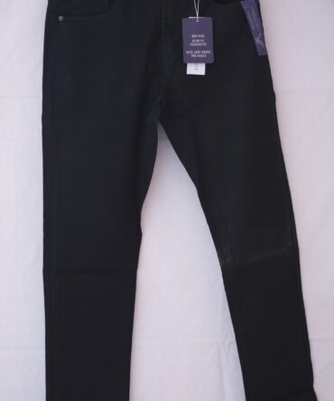 American Eagle Black Straight Fit Jeans for Men – Classic Stretch Denim